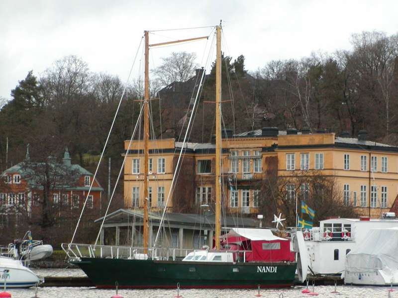 s/y Nandi vid Navis, Stockholm